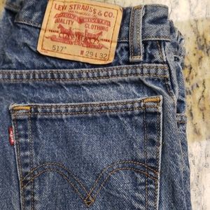 Vintage LEVI'S 517 distressed bootcut 29"W 32L